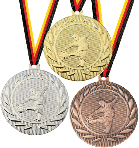 Fußball Medaille Carina